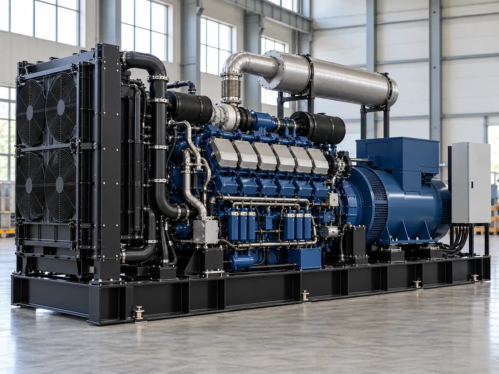 Дизельный генератор SM1650GFK, 1200 кВт