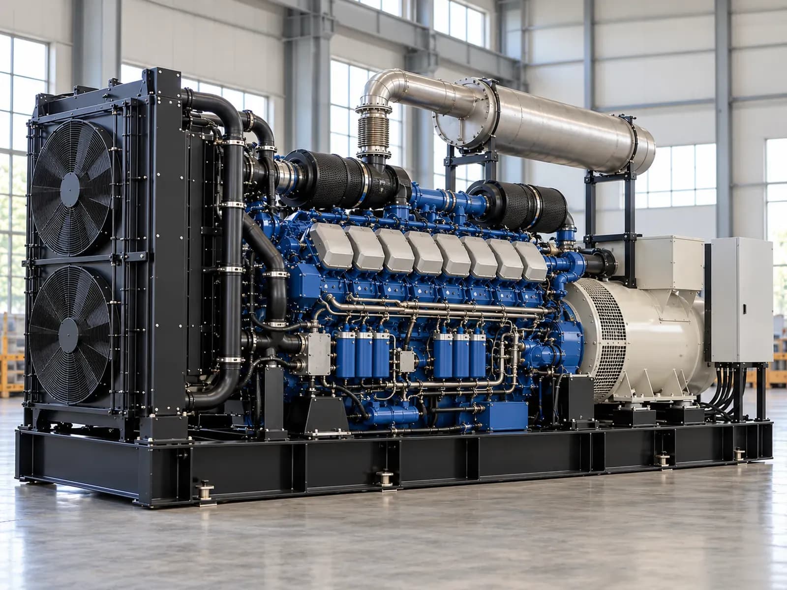 Дизельный генератор SM2200GFK, 1600 кВт