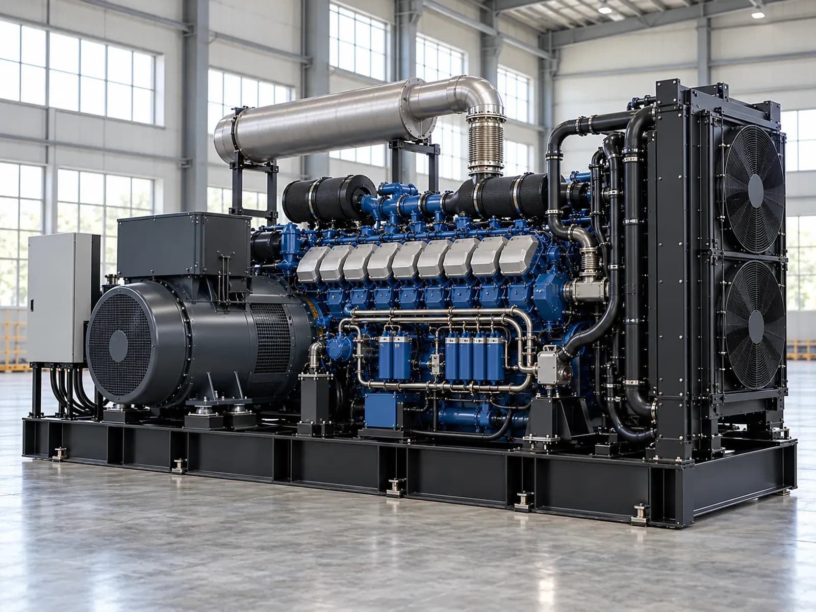 Дизельный генератор SM3300GFK, 2400 кВт