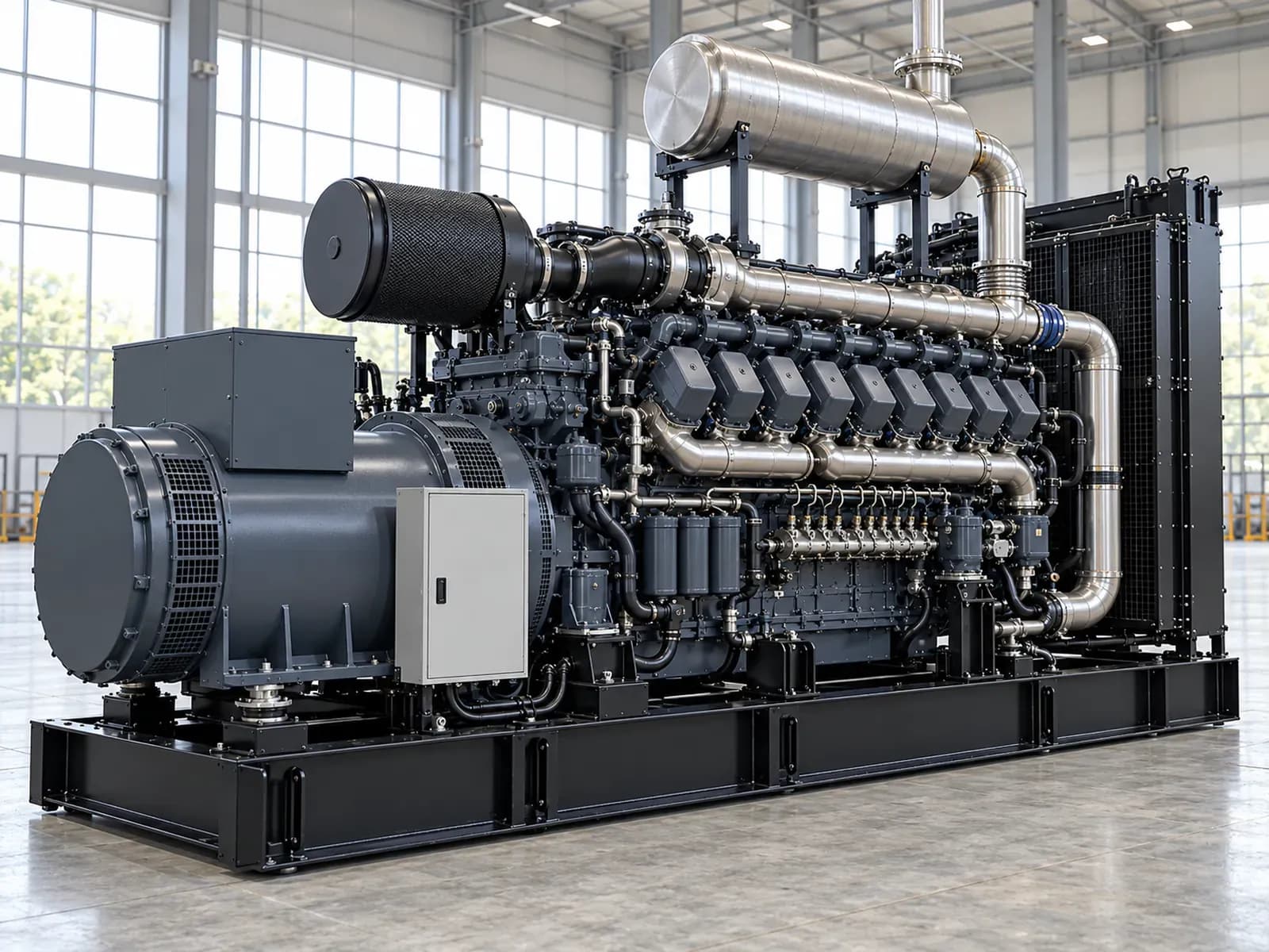 Дизельный генератор SW2200GFBK, 1600 кВт