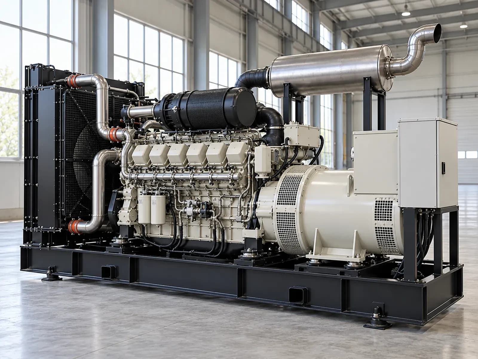 Дизельный генератор SW700GFE/K/S, 500 кВт