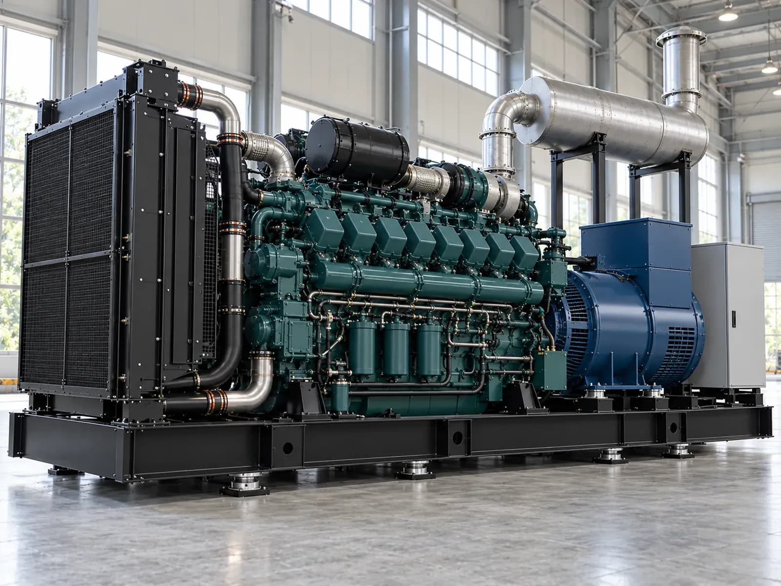 Дизельный генератор SY1375GFWK/S, 1000 кВт