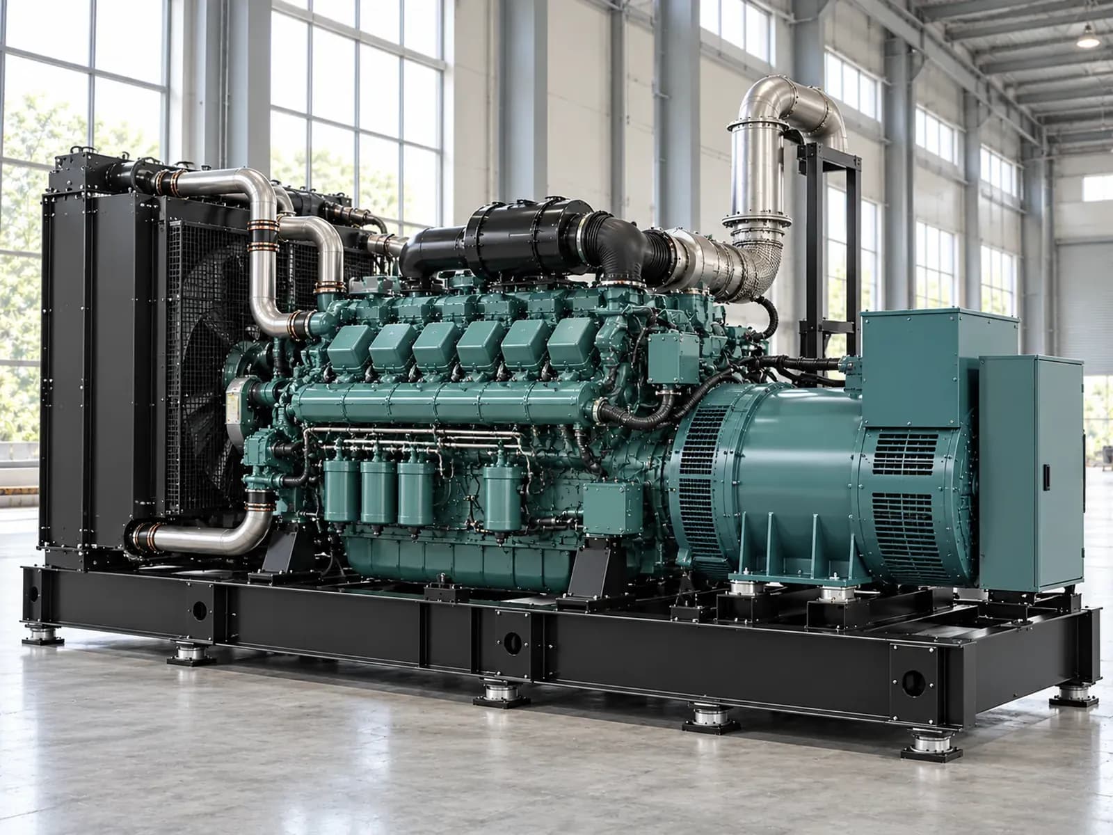 Дизельный генератор SY1500GFW/K, 1100 кВт