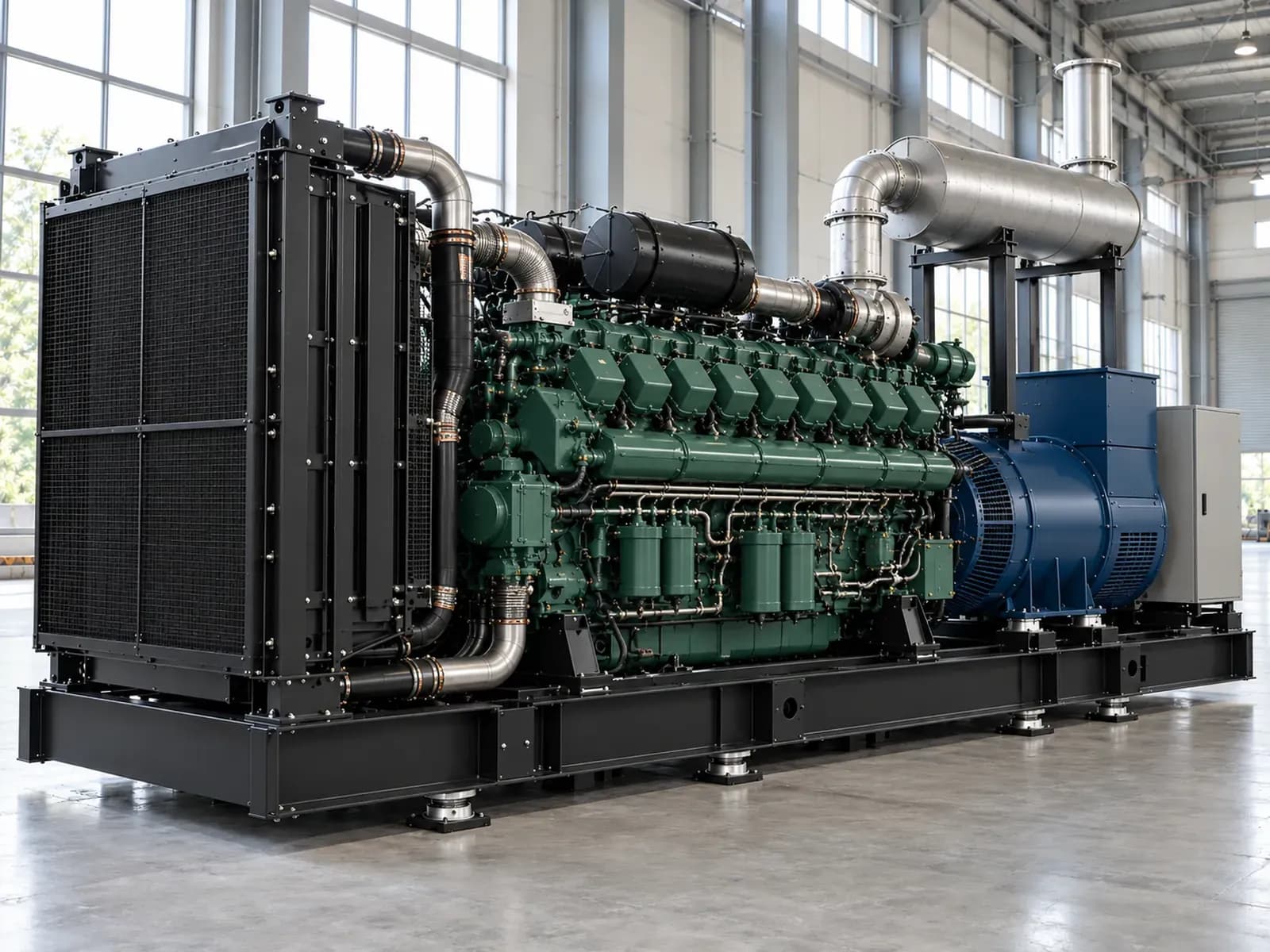 Дизельный генератор SY1800GFK, 1320 кВт