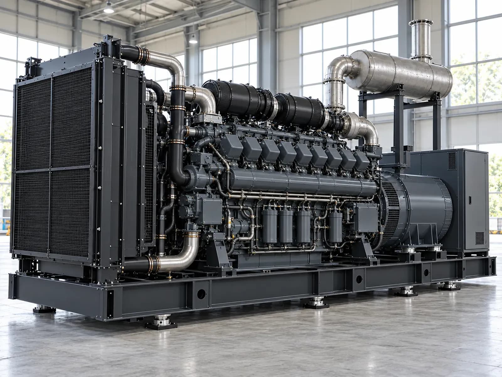 Дизельный генератор SY2200GFWK, 1600 кВт