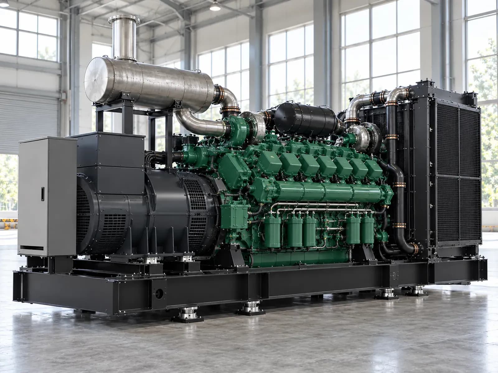 Дизельный генератор SY2500GFWK, 1800 кВт