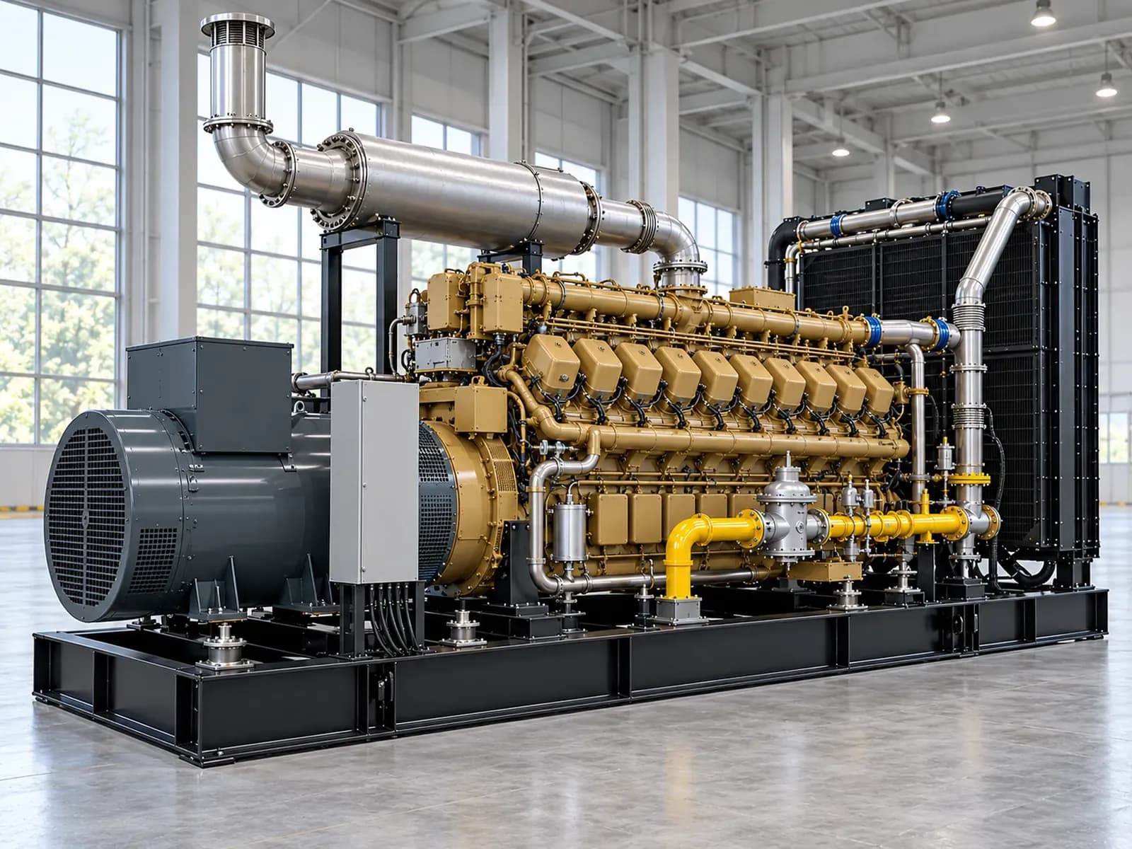 Газопоршневая установка 1000GF9-Z, 1000 кВт