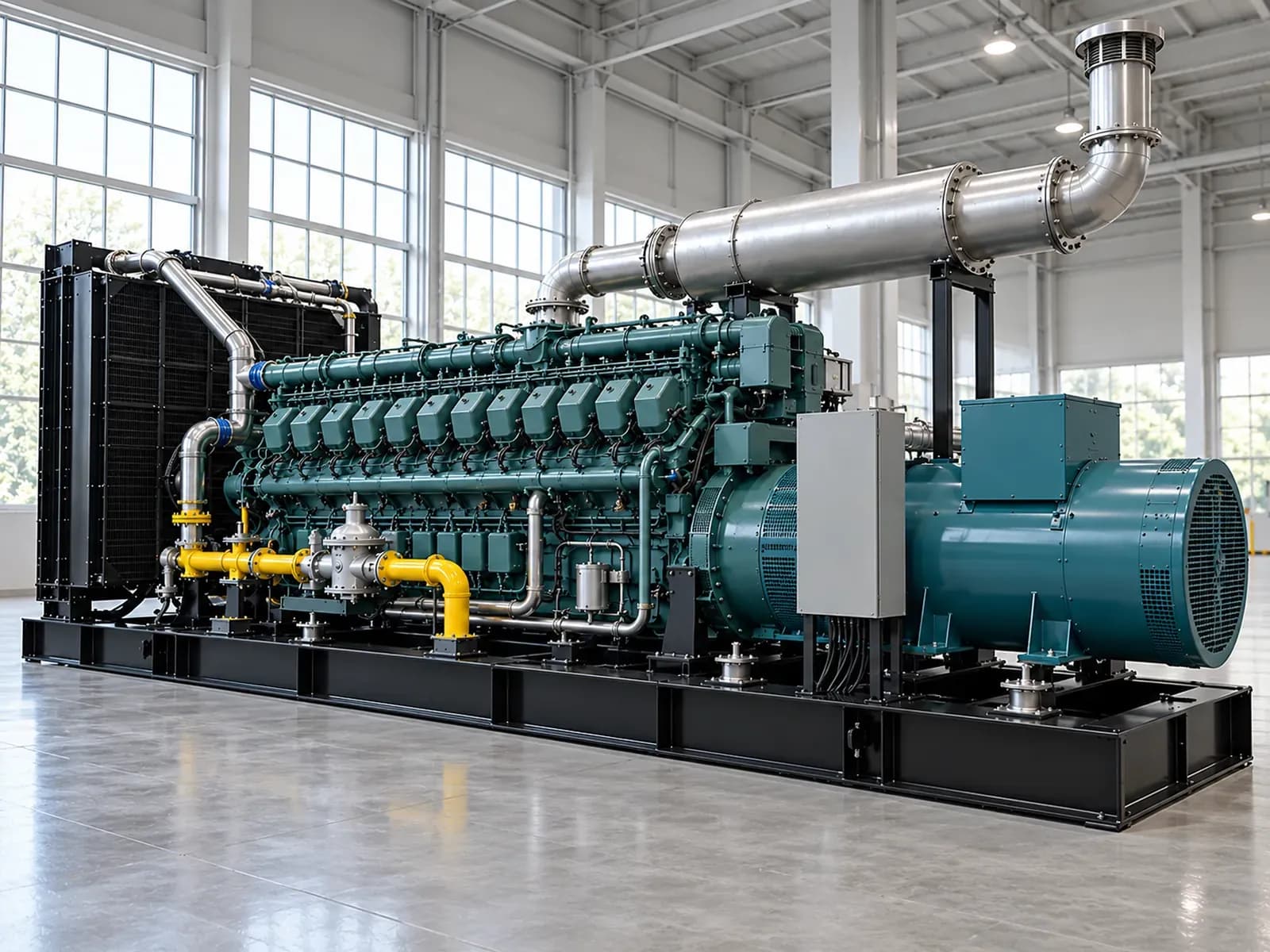Газопоршневая установка 1100GF1-T, 1100 кВт