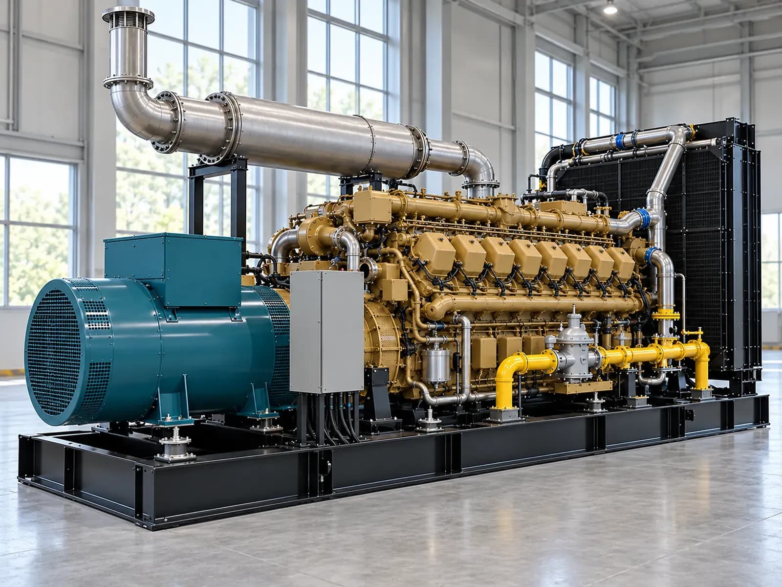 Газопоршневая установка 1200GF20-T, 1200 кВт