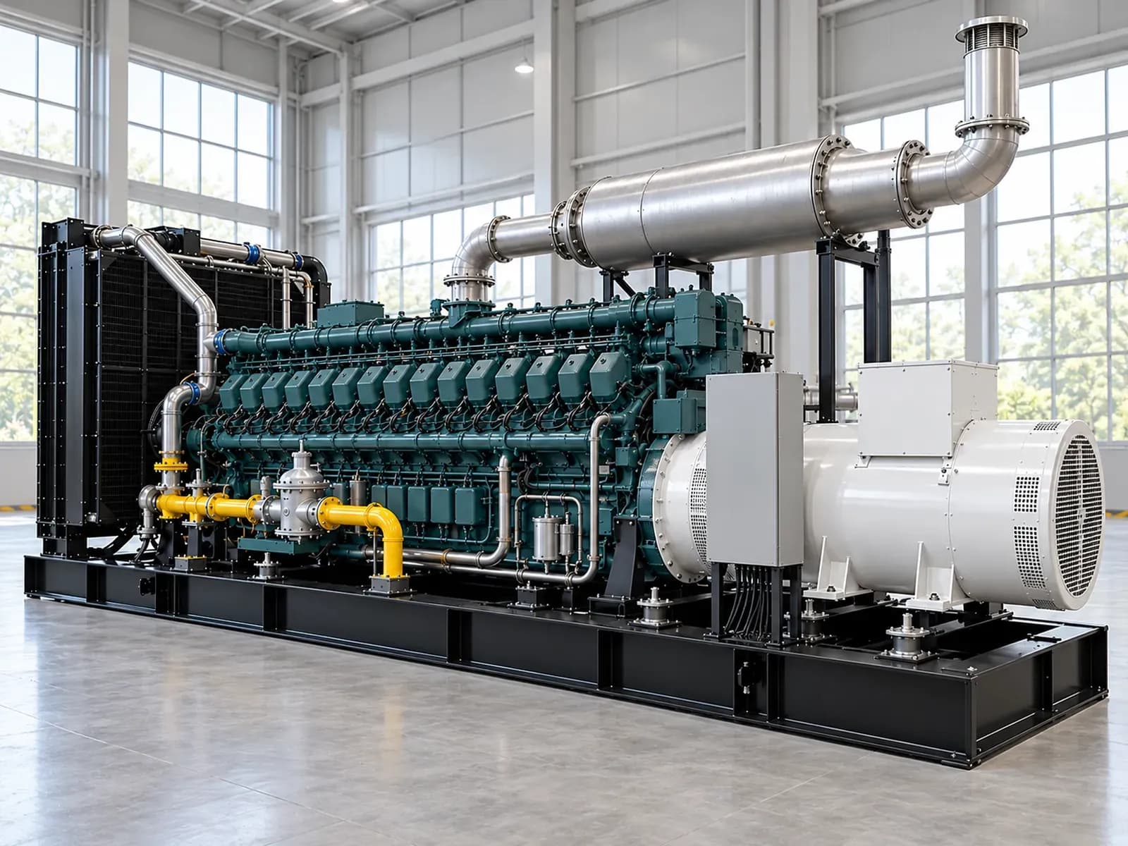 Газопоршневая установка 2200GF20-T, 2200 кВт