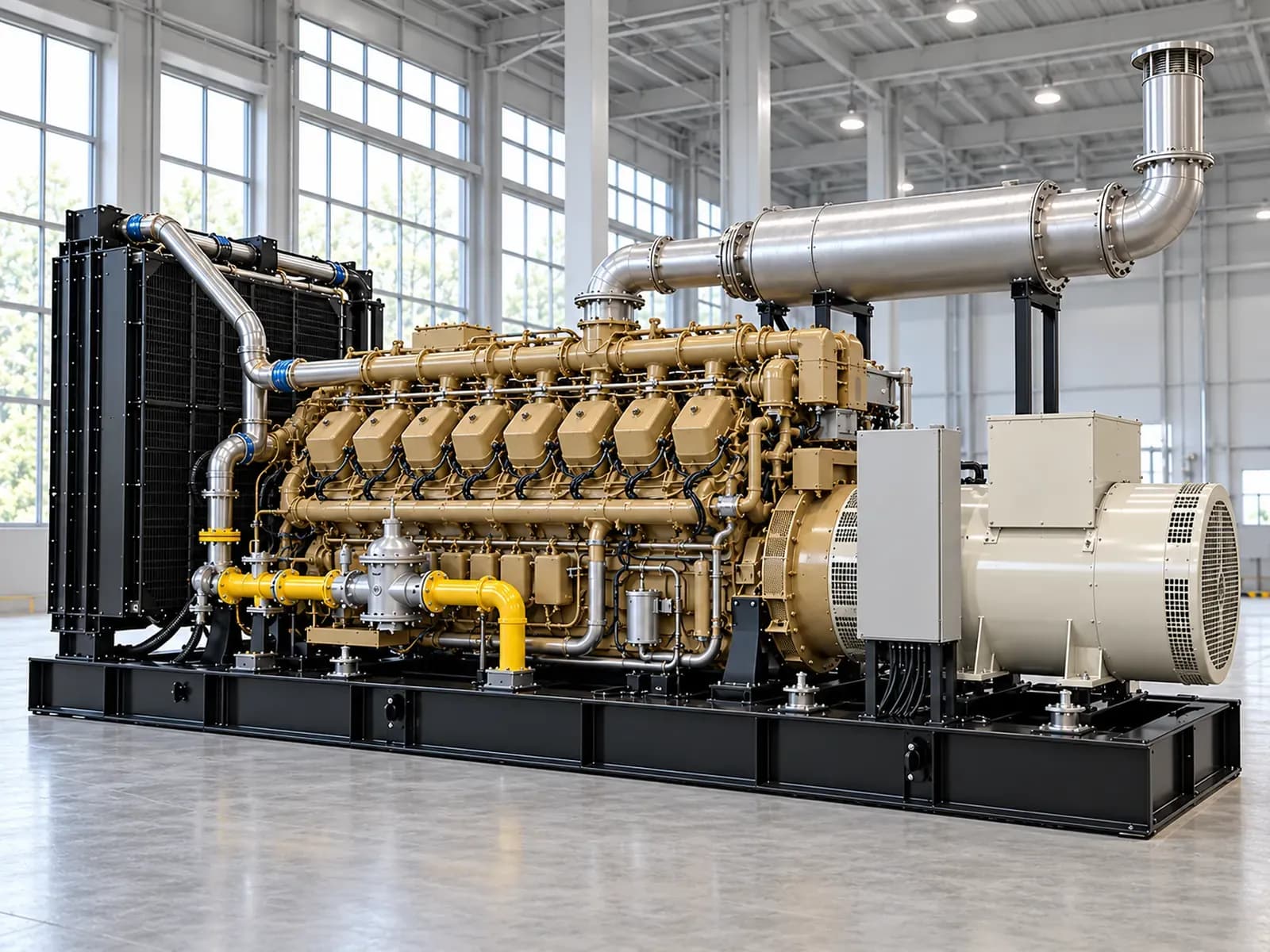 Газопоршневая установка 3000GF70-T, 3000 кВт