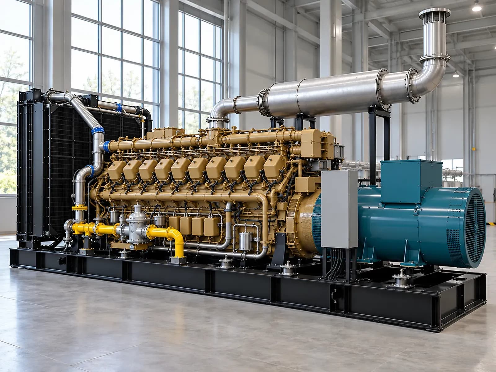 Газопоршневая установка 4000GF70-T, 4000 кВт