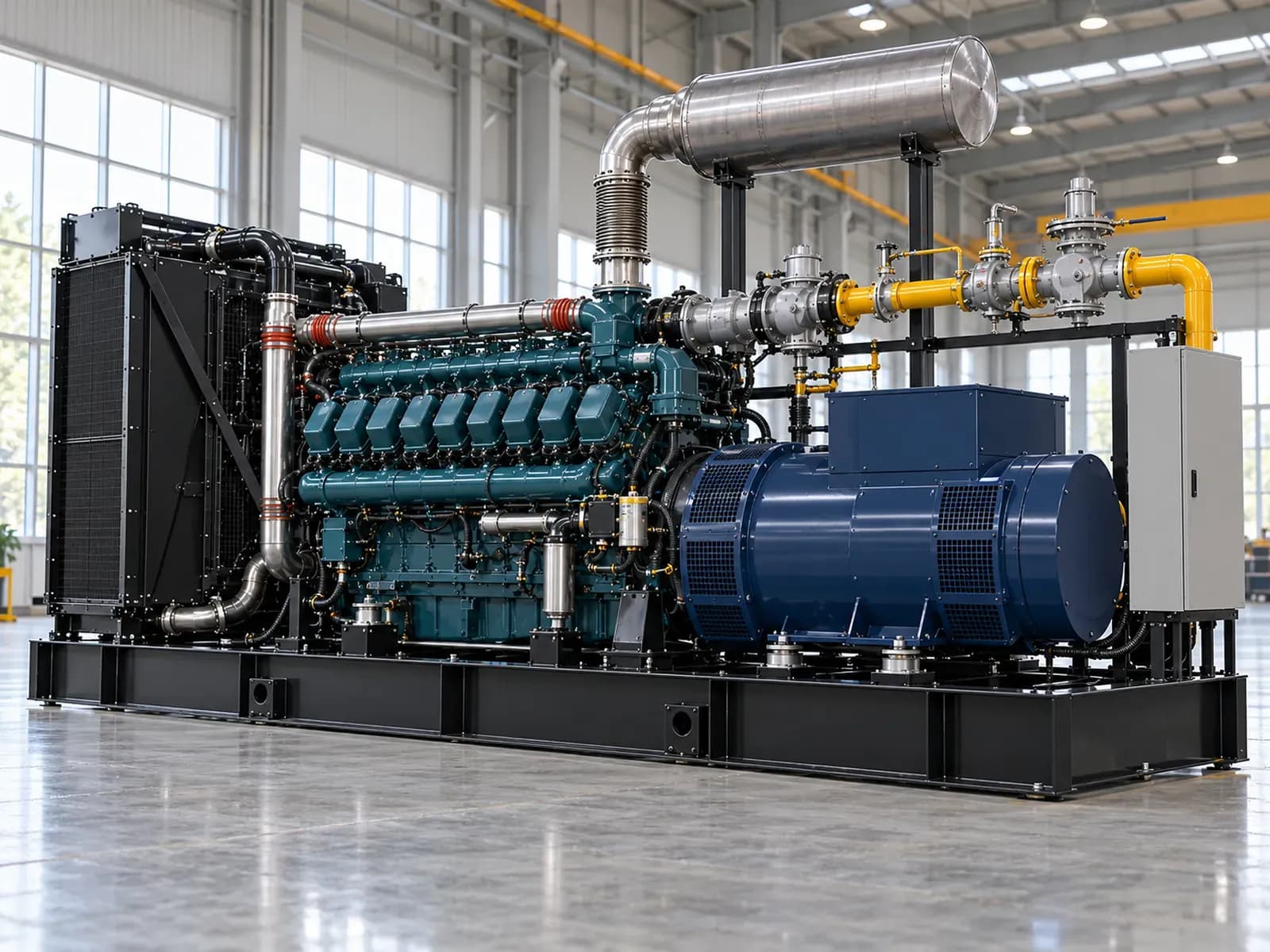 Газопоршневая установка SC1100NFK/J, 800 кВт