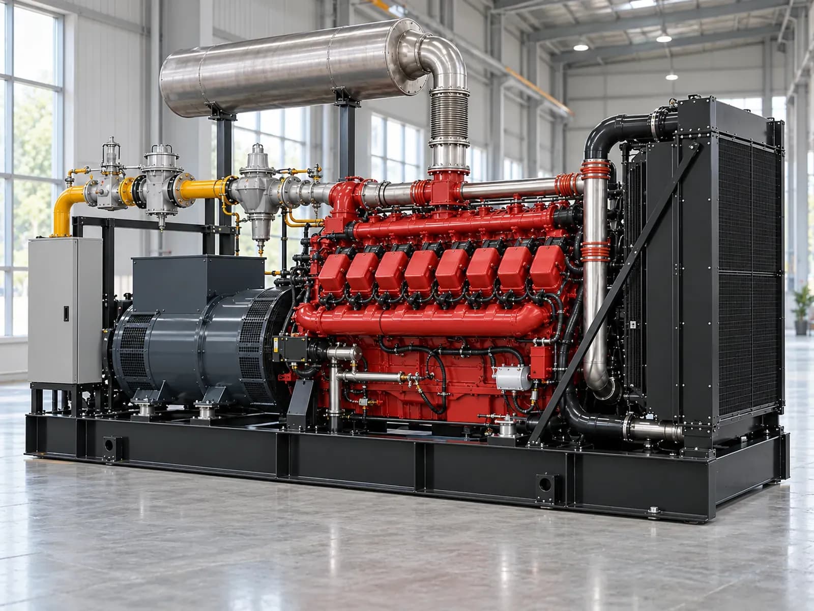 Газопоршневая установка SC1375BFK/S, 1000 кВт
