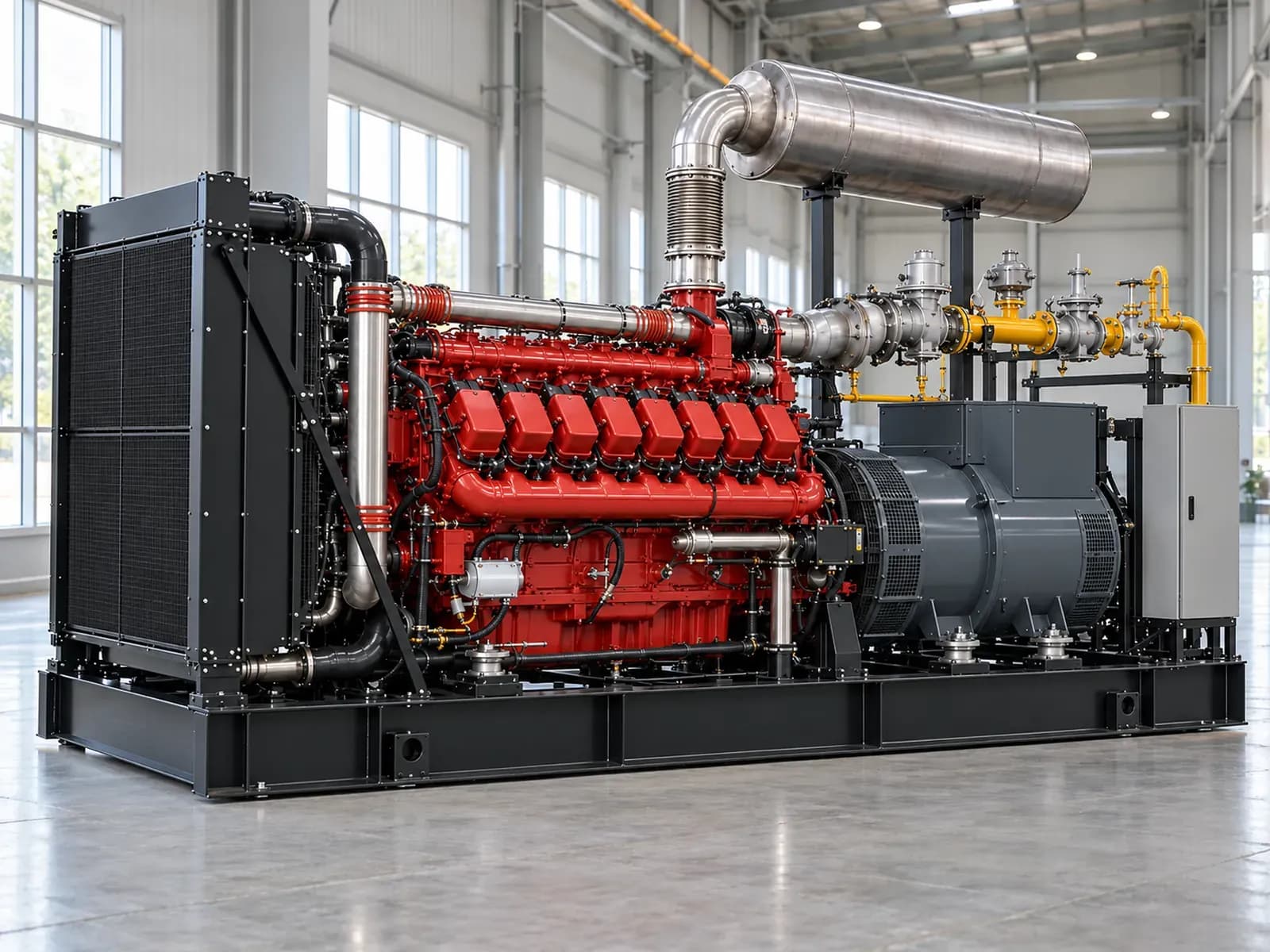 Газопоршневая установка SC1375NFK/J, 1000 кВт