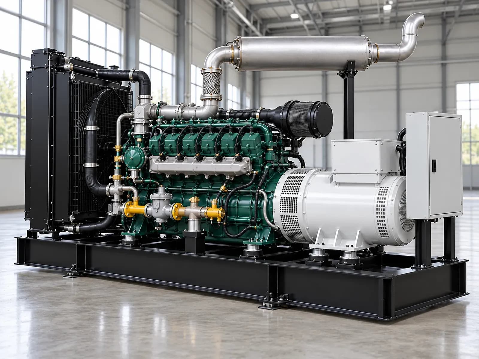 Газопоршневая установка SC140NFK/S, 100 кВт