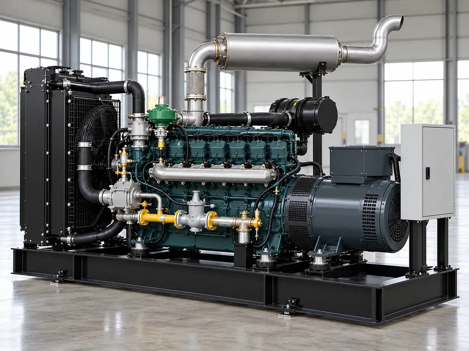 Газопоршневая установка SC200BFAK/S, 150 кВт