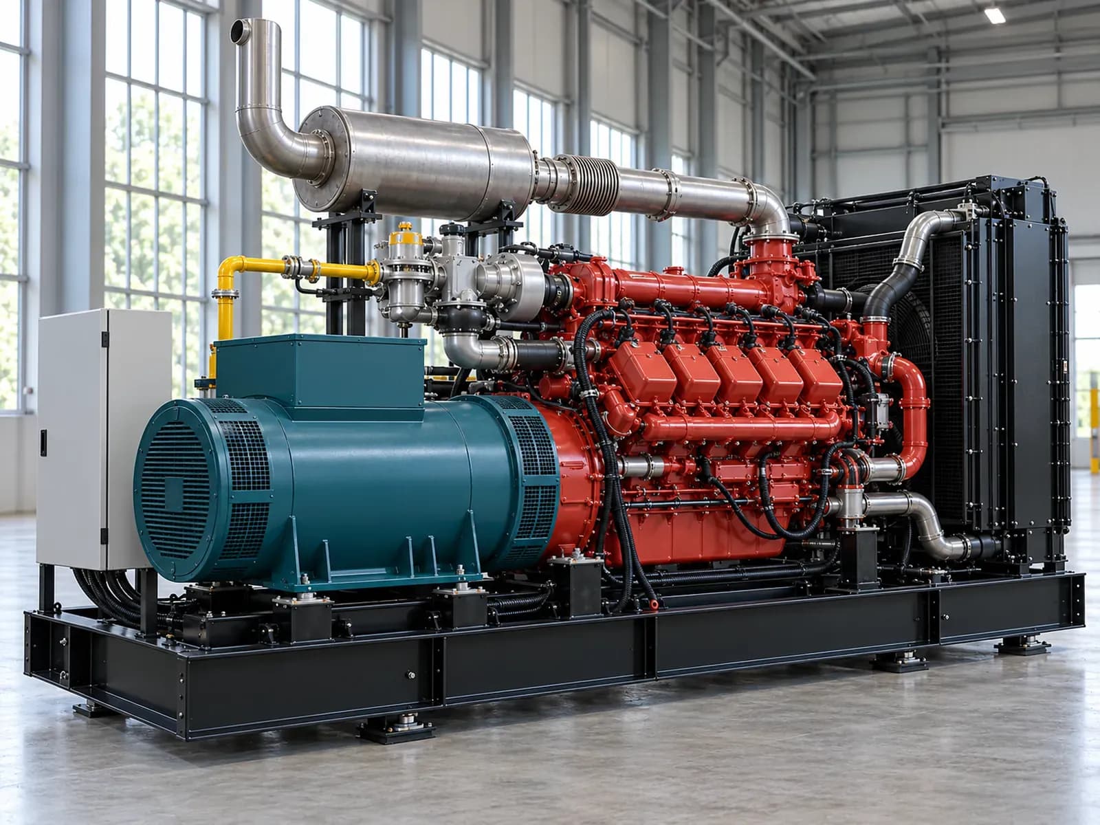 Газопоршневая установка SC400BFK/S, 300 кВт