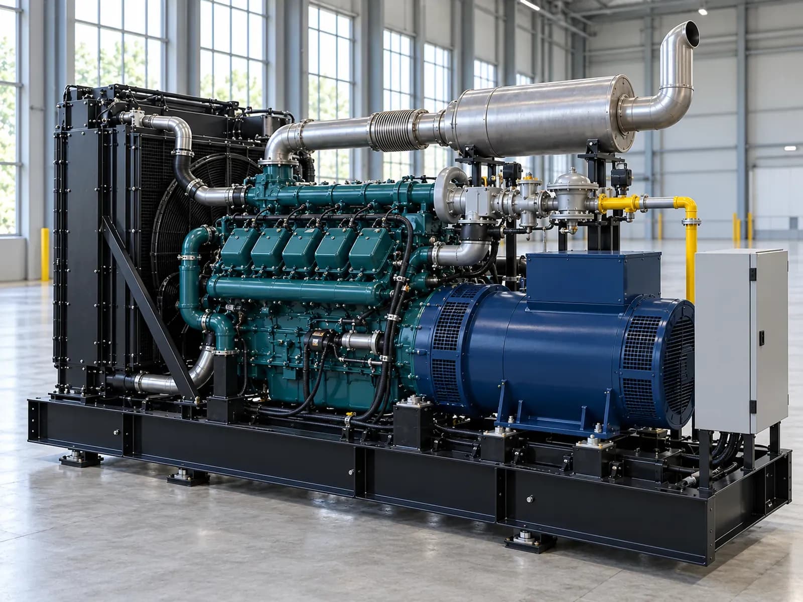 Газопоршневая установка SC400NFK/S, 300 кВт
