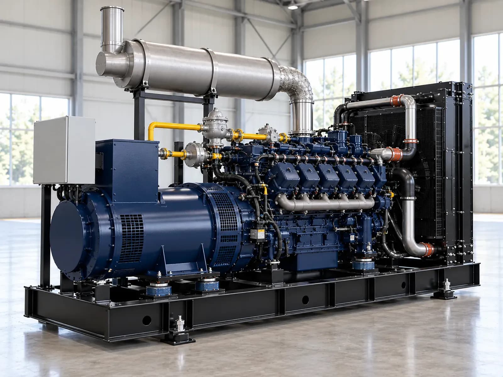 Газопоршневая установка SC400NFK/S, 300 кВт