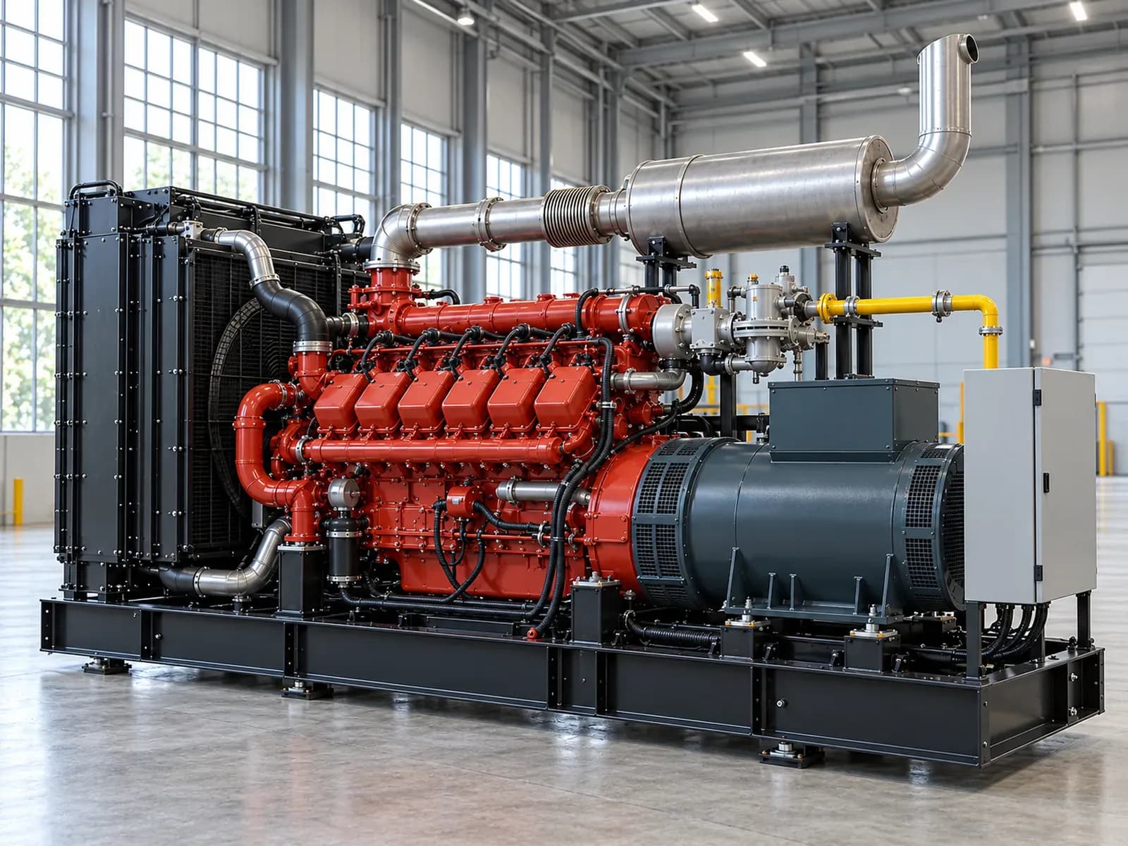 Газопоршневая установка SC550NFK/S, 400 кВт