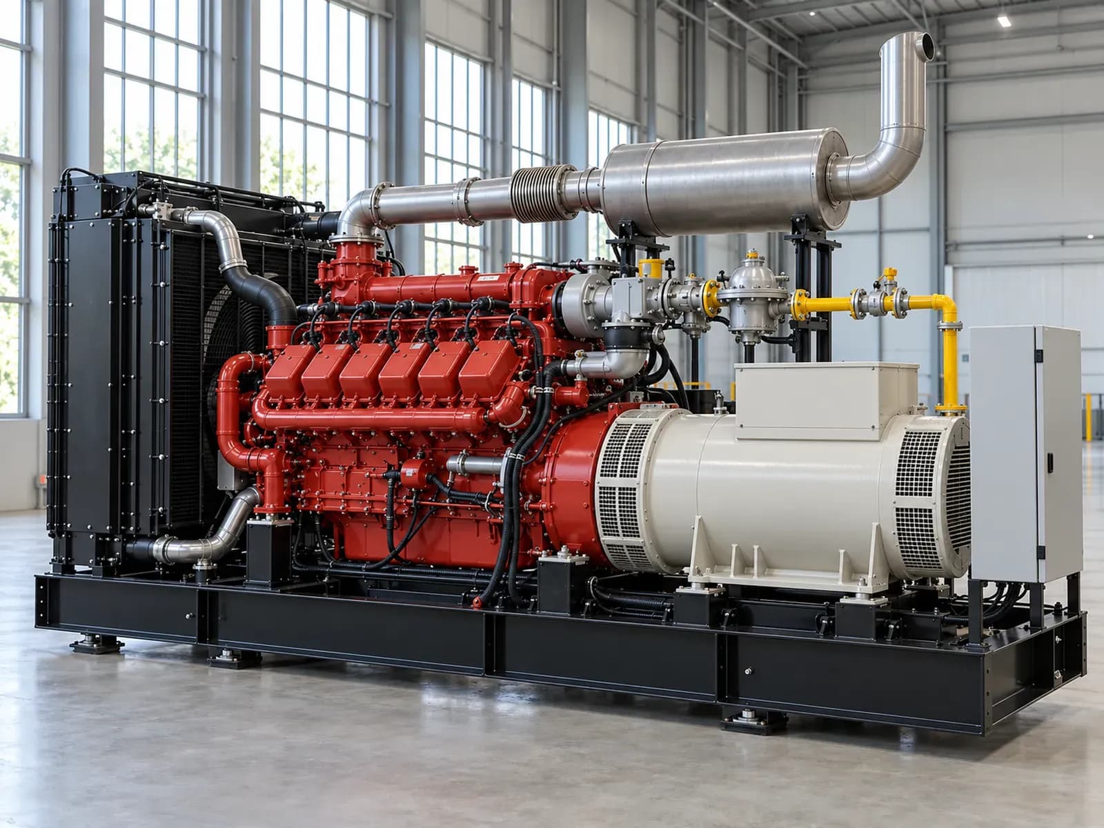 Газопоршневая установка SC700NFK/S, 500 кВт