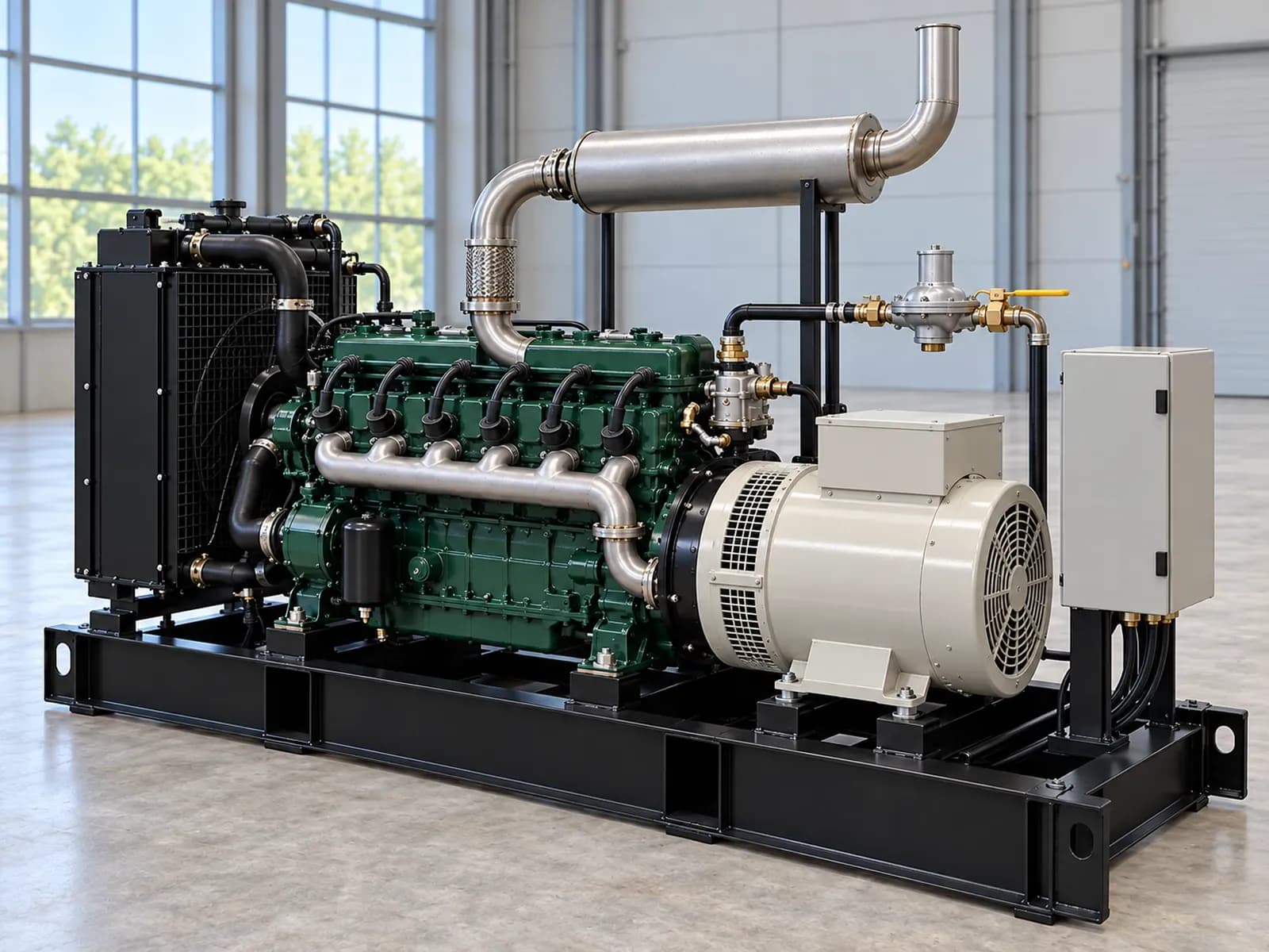 Газопоршневая установка SH110BFK/S, 80 кВт