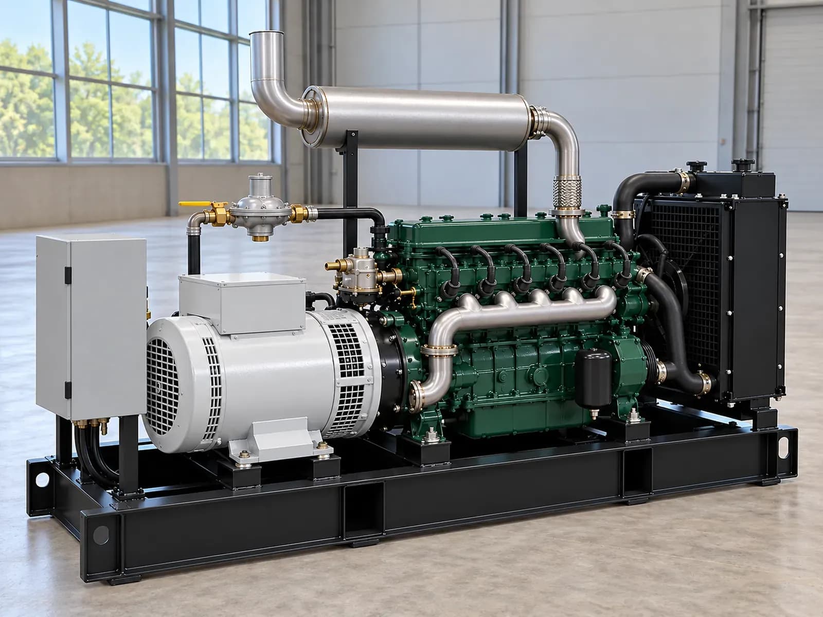 Газопоршневая установка SH110NFK/S, 80 кВт