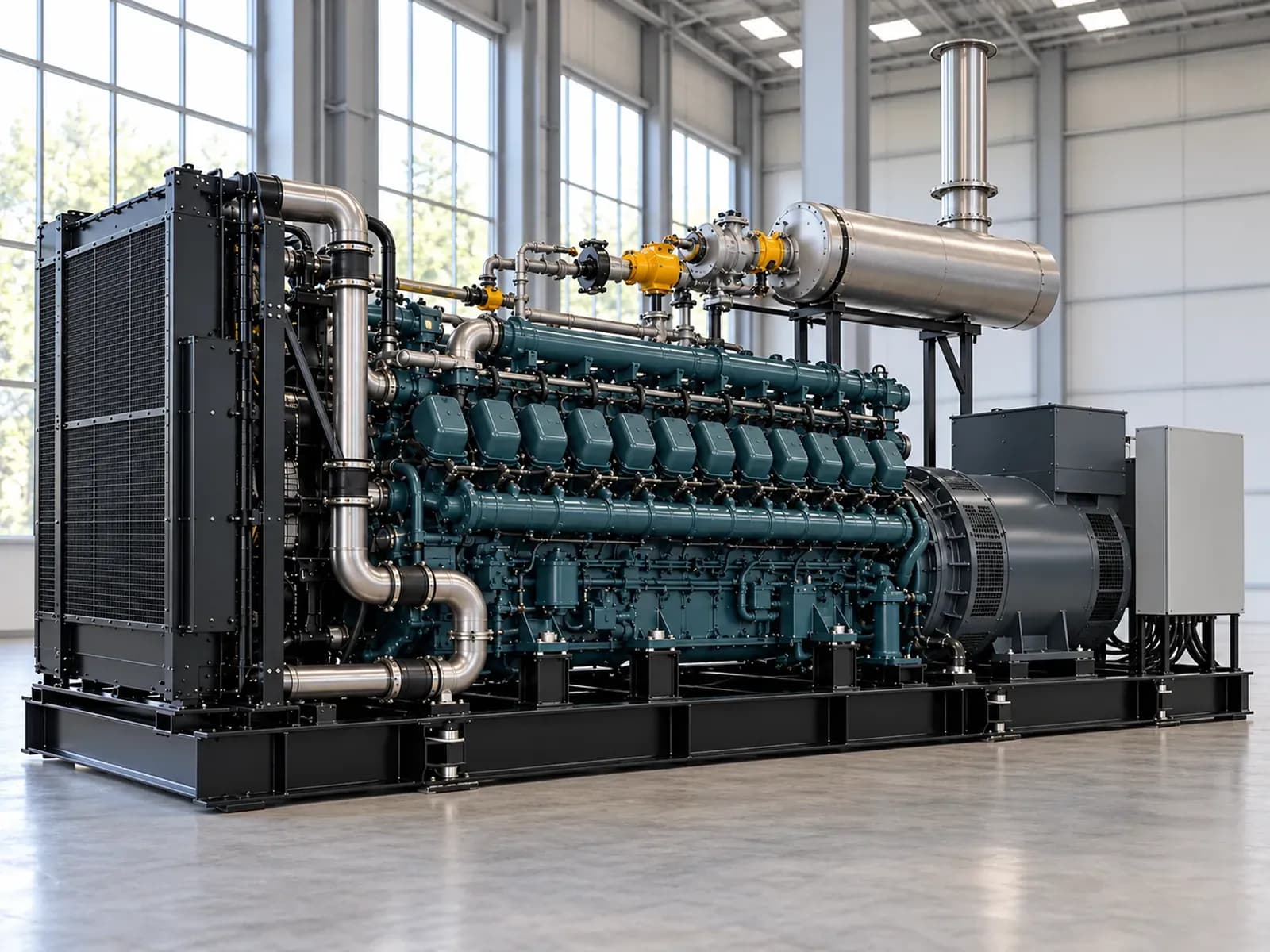 Газопоршневая установка SK1100BFK/S, 800 кВт