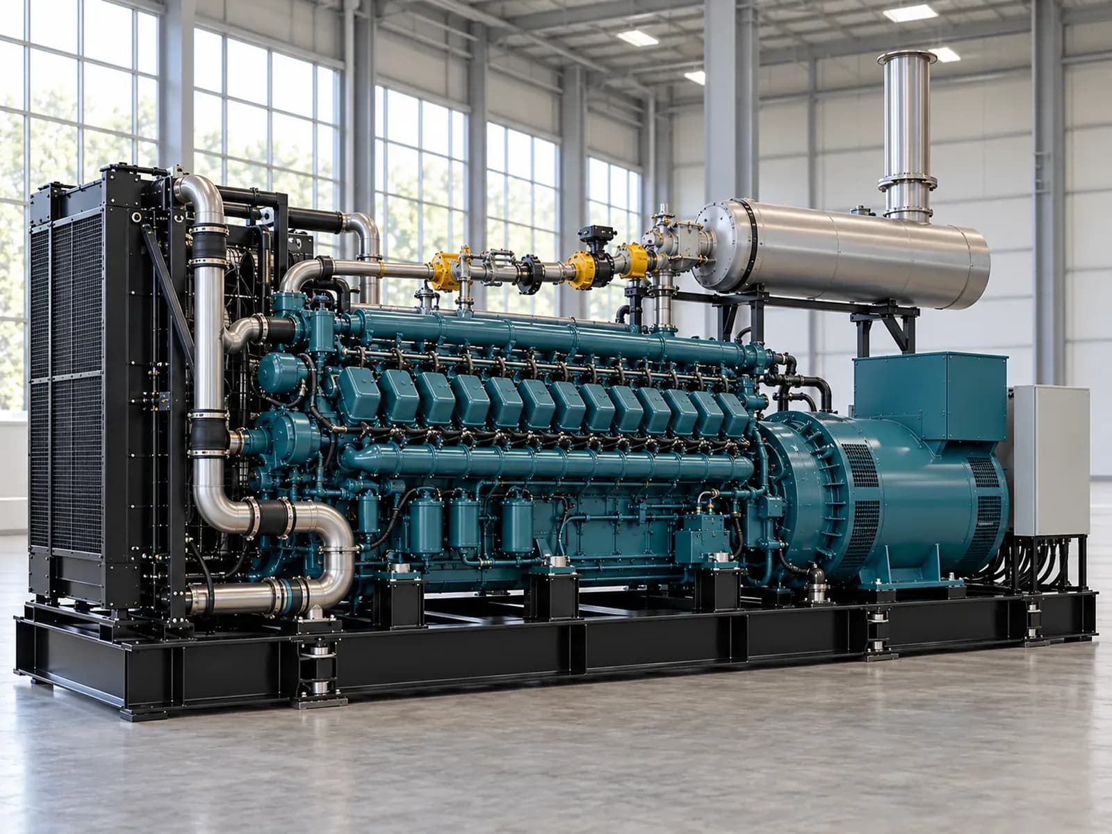 Газопоршневая установка SK1100NFK/J, 800 кВт