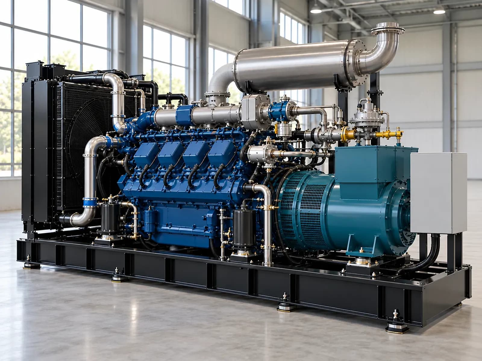 Газопоршневая установка SK550BFK/S, 400 кВт