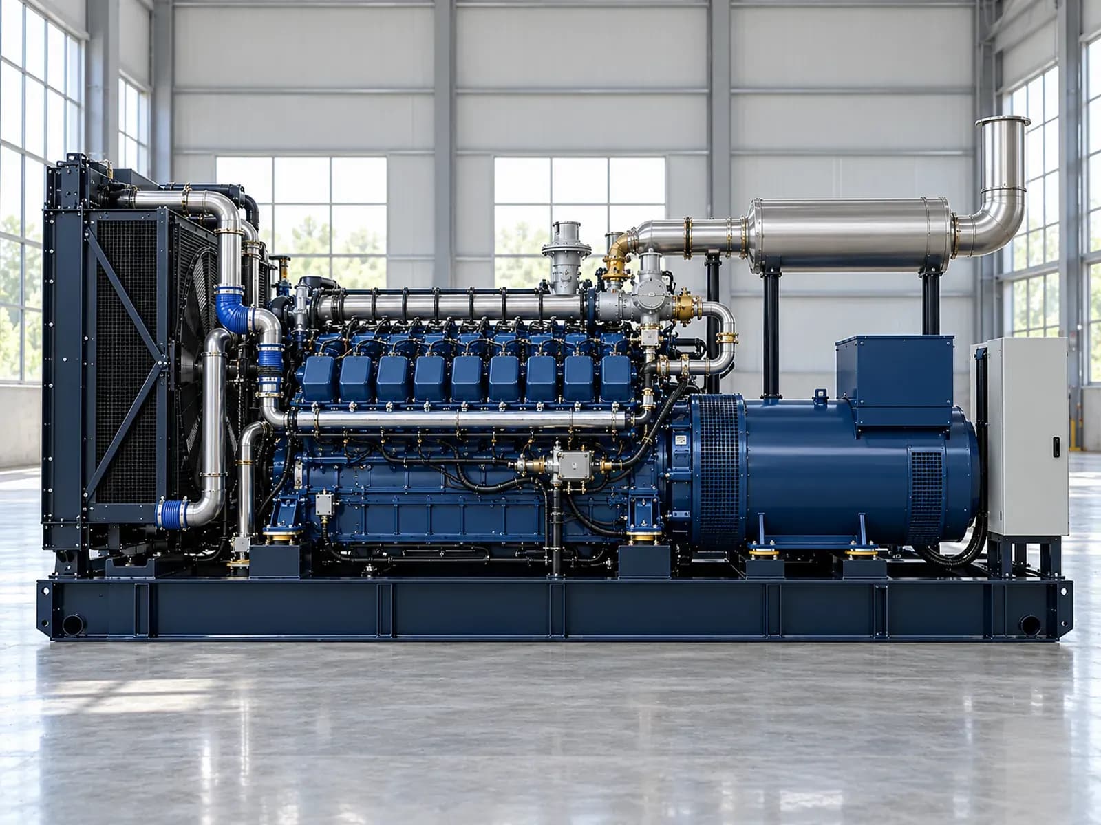 Газопоршневая установка SW900NFK/S, 670 кВт
